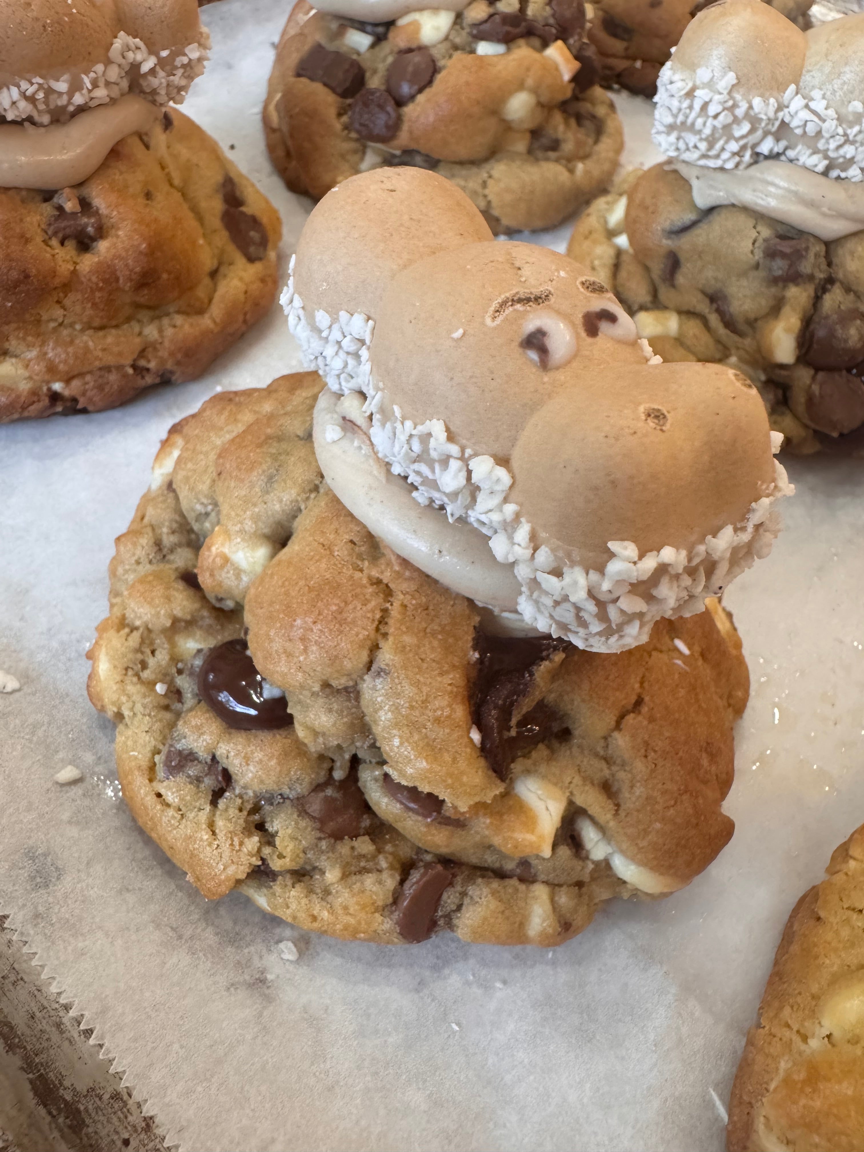 Kinder Hippo Stuffed Cookie